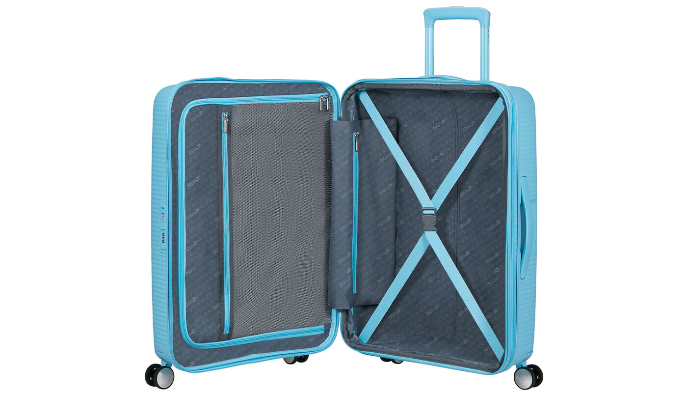 SoundBox 67cm Equipaje mediano Blueberry Fizz | American Tourister