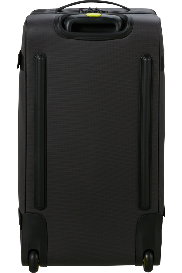 American Tourister Urban Track Duffle with Wheels Coated M  Black/Lime