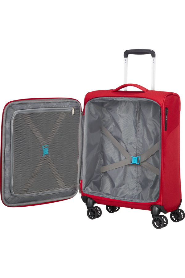 American Tourister Summerfunk Spinner Strict TSA 55cm  Rojo