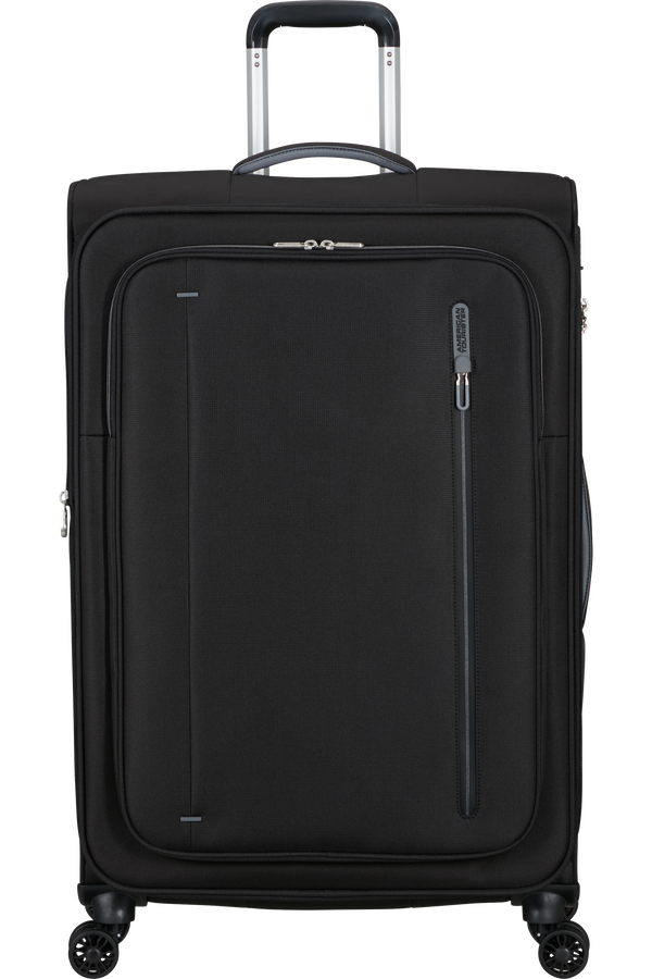 American Tourister Cloudrider Spinner EXP TSA L Jet Black