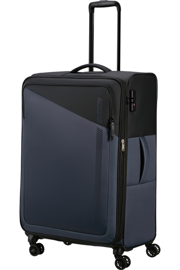 American Tourister Daring Dash Spinner Expandable TSA L  Black/Grey