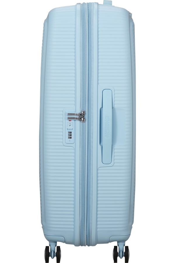 American Tourister SoundBox Spinner TSA Expandable 77cm  Pastel Blue