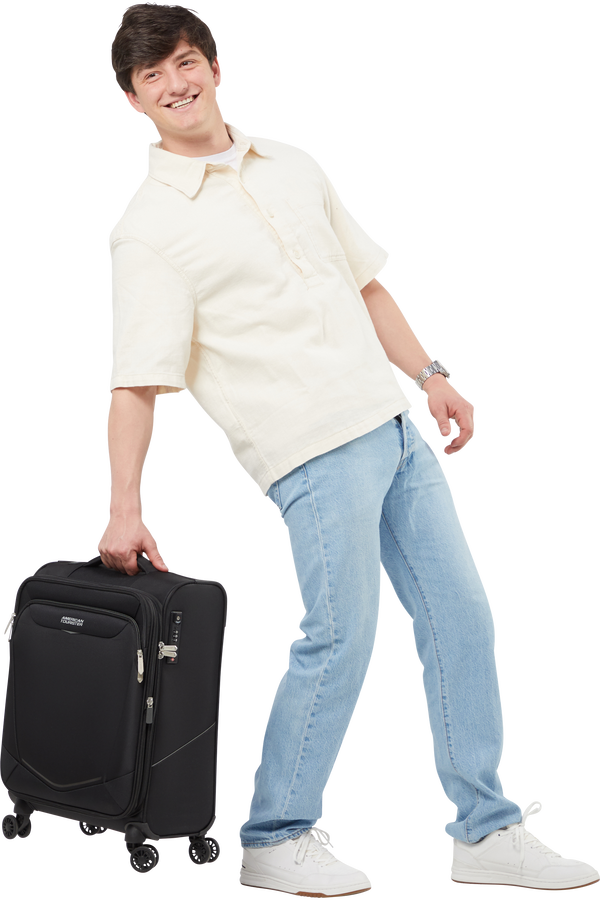 American Tourister SummerRide Spinner S EXP TSA 55cm Negro