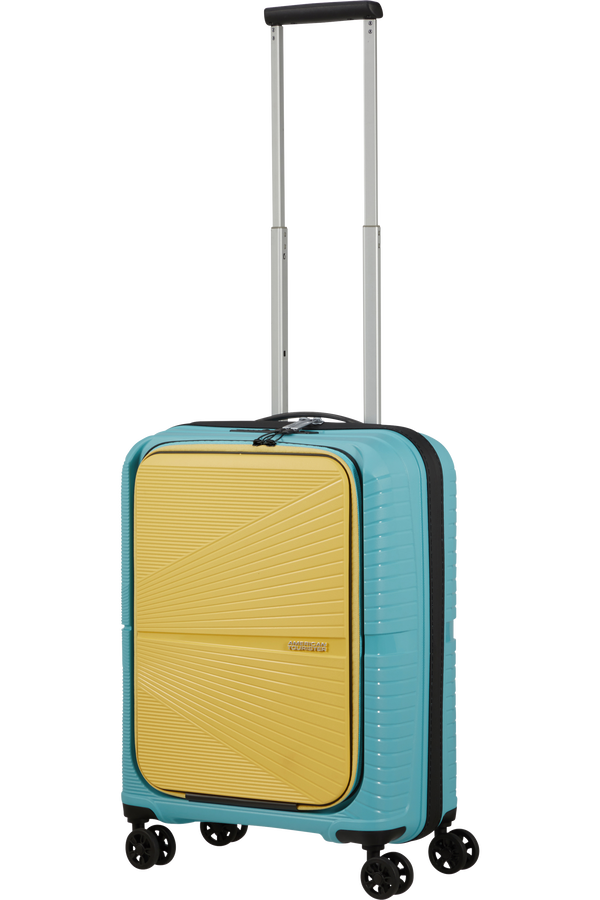 American Tourister Airconic Spinner Frontloader 15.6' 55cm  Surf Blue/Yellow