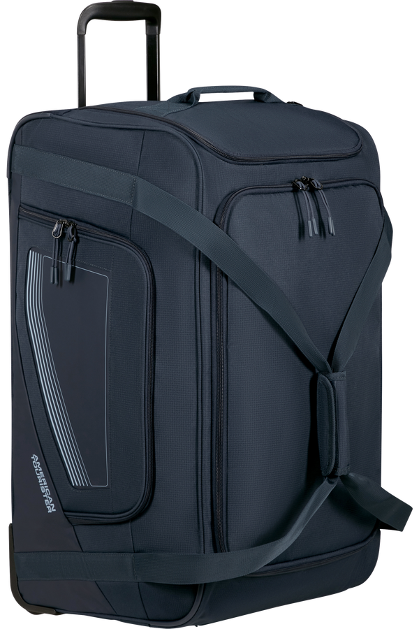 American Tourister City Racer Duffle with Wheels M  Navy