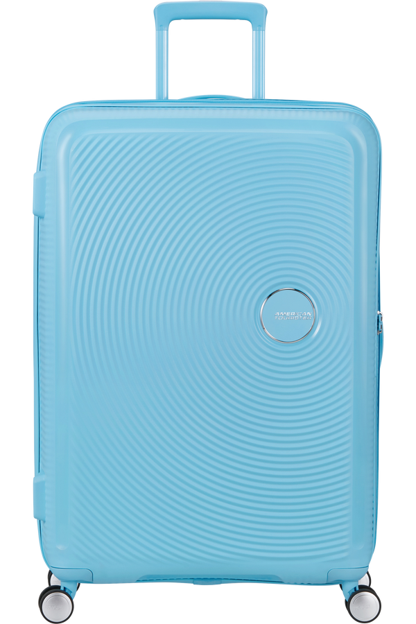 American Tourister SoundBox Spinner TSA Expandable 77cm  Blueberry Fizz
