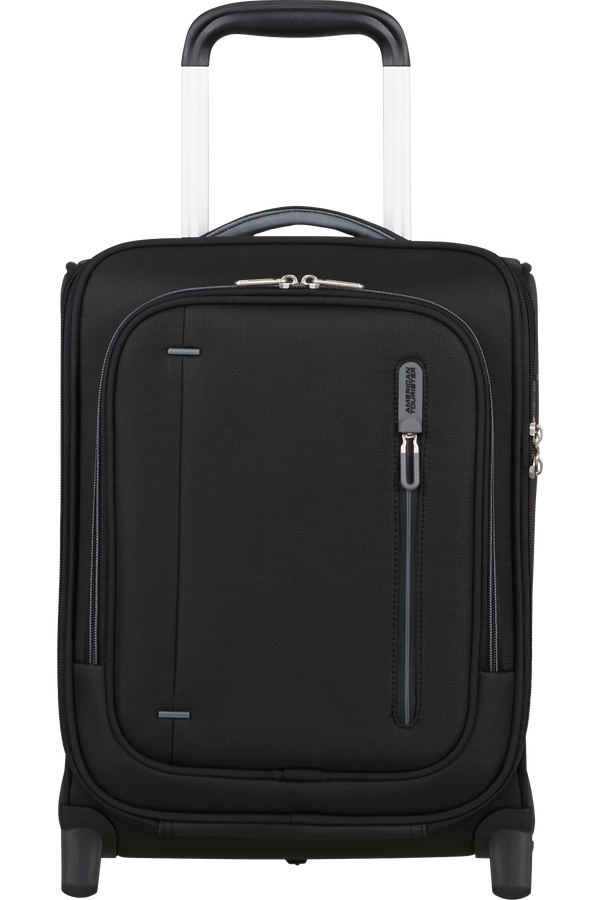 Cloudrider S/M Maleta Upright (2 ruedas) | American Tourister Cloudrider Upright Underseater Tsa  Jet Black