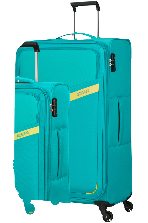 American Tourister Springwave 3 PC Set A  Mint/Yellow