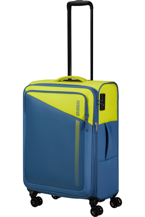 American Tourister Daring Dash Spinner Expandable TSA M  Lime/Coronet