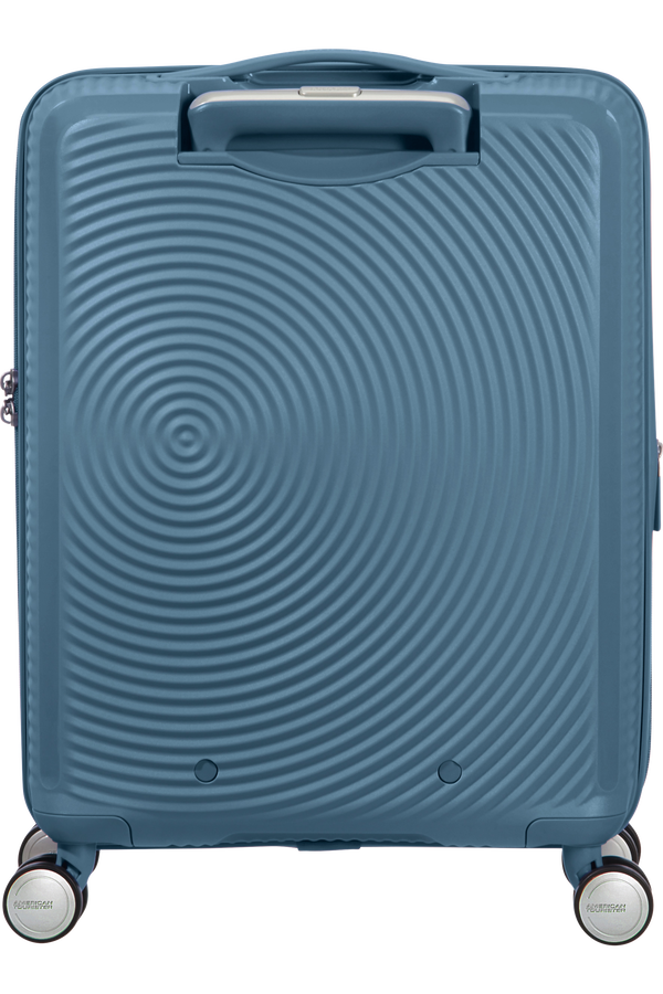 American Tourister Soundbox Spinner Expandable 55cm  Stone Blue