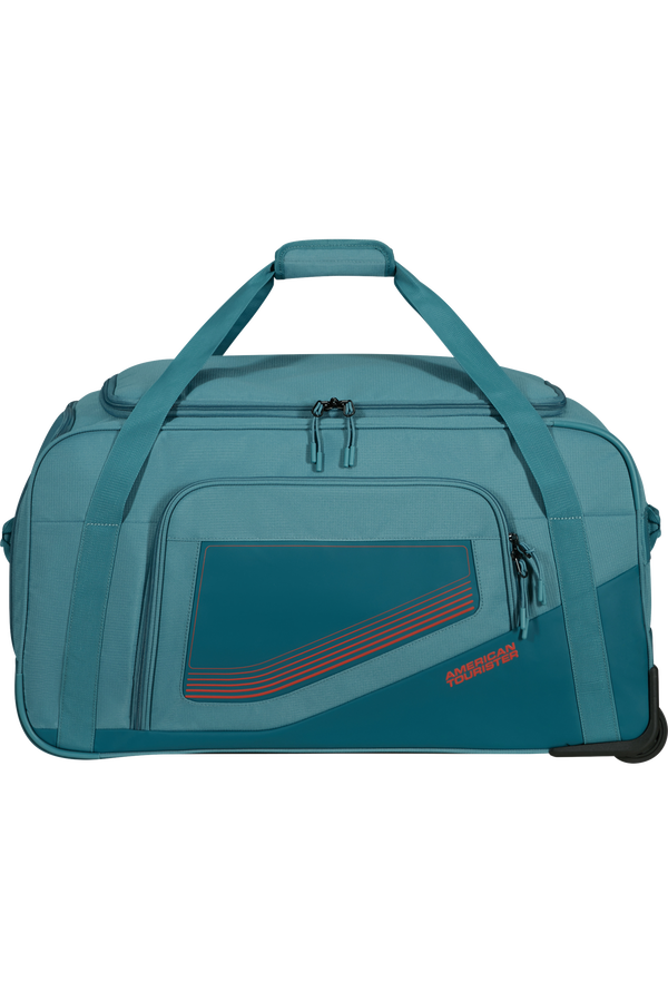 American Tourister City Racer Duffle with Wheels M Petrol