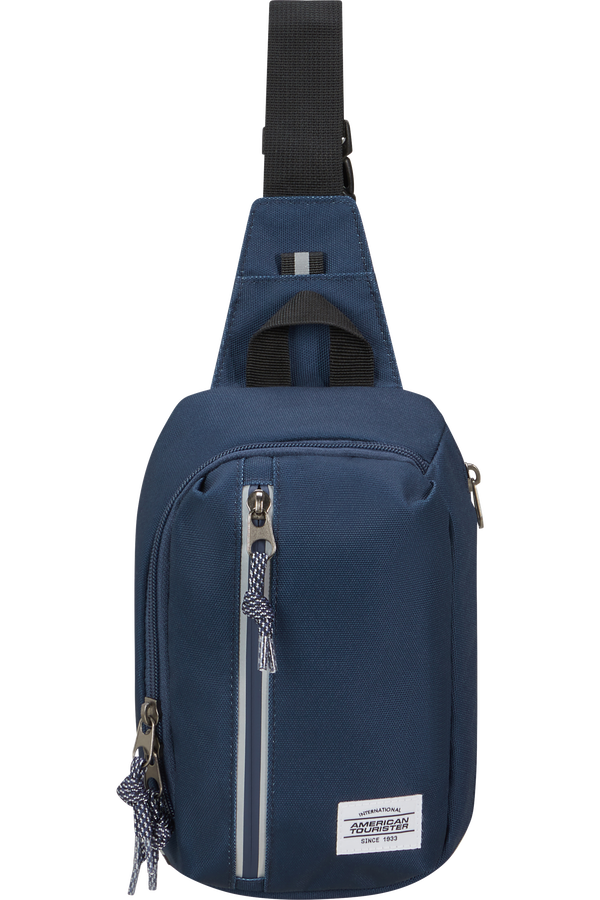 American Tourister Brightup Sling Bag Zip  Navy