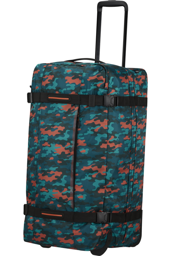 American Tourister Urban Track Duffle with Wheels L  Camo Print American Tourister Urban Track Duffle with Wheels L  Camo Print
