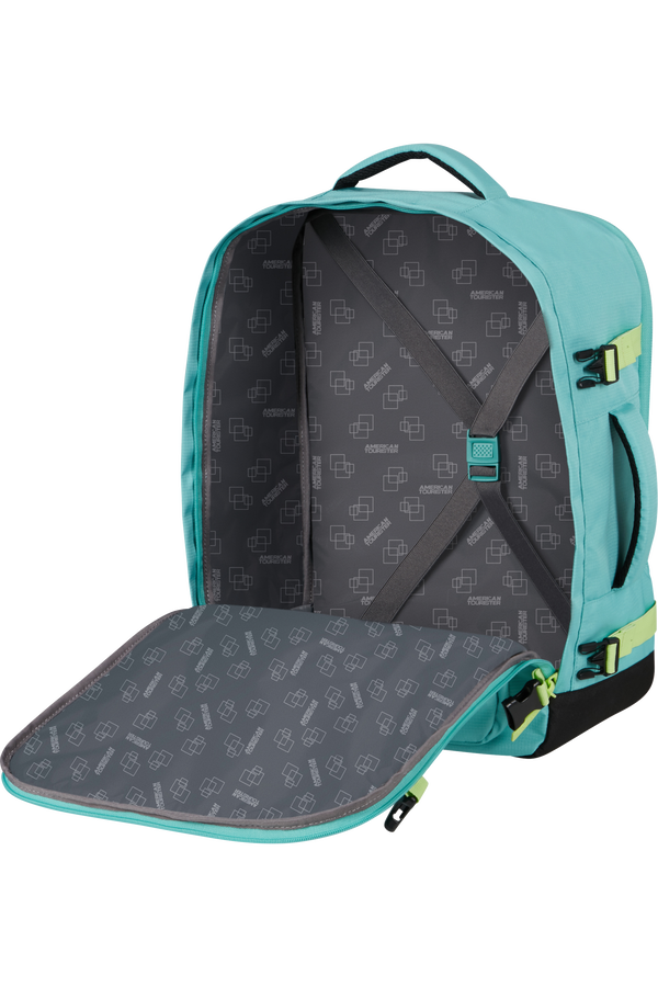 American Tourister Take2cabin Casual Backpack M  Dusty Turquoise/Lime