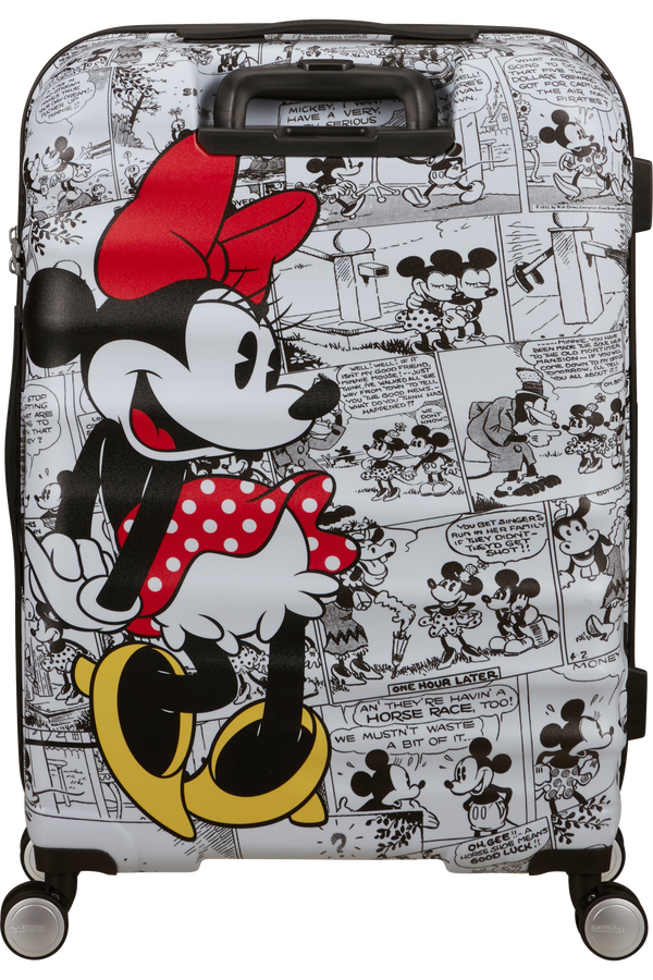 American Tourister Disney Wavebreaker Spinner TSA Disney Fl 67cm  Minnie Comics White