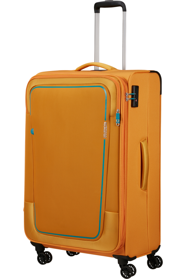 American Tourister Pulsonic Spinner Expandable 81cm  Sunset Yellow American Tourister Pulsonic Spinner Expandable 81cm  Sunset Yellow