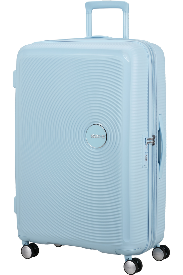 American Tourister SoundBox Spinner TSA Expandable 77cm  Pastel Blue