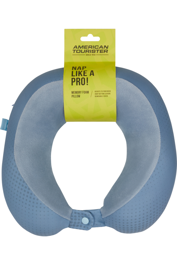 American Tourister American Tourist. Ta Travel Pillow Memoryfoam  Stone Blue/Blue