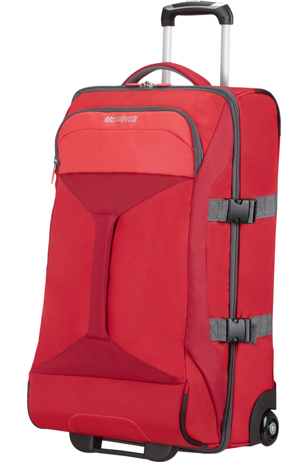 American Tourister Road Quest Bolsa de viaje con ruedas M Solid Red