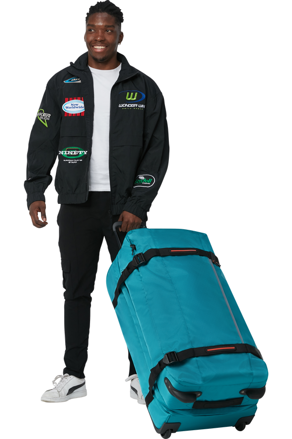 American Tourister Urban Track Duffle With Wheels L  Verdigris American Tourister Urban Track Duffle With Wheels L  Verdigris
