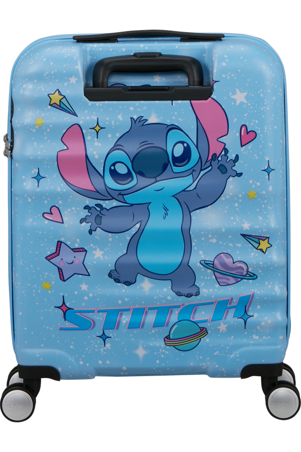 Disney Wavebreaker 55cm Maleta de Cabina | American Tourister Disney Wavebreaker Spinner TSA Disney Fl 55cm  Stitch Universe