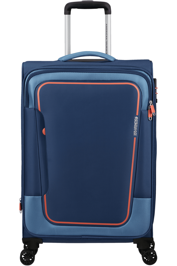 American Tourister Pulsonic Spinner Expandable 68cm  Combat Navy