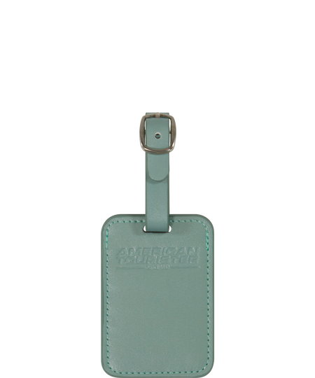 American Tourist. Ta Etiqueta de equipaje rectangular x2