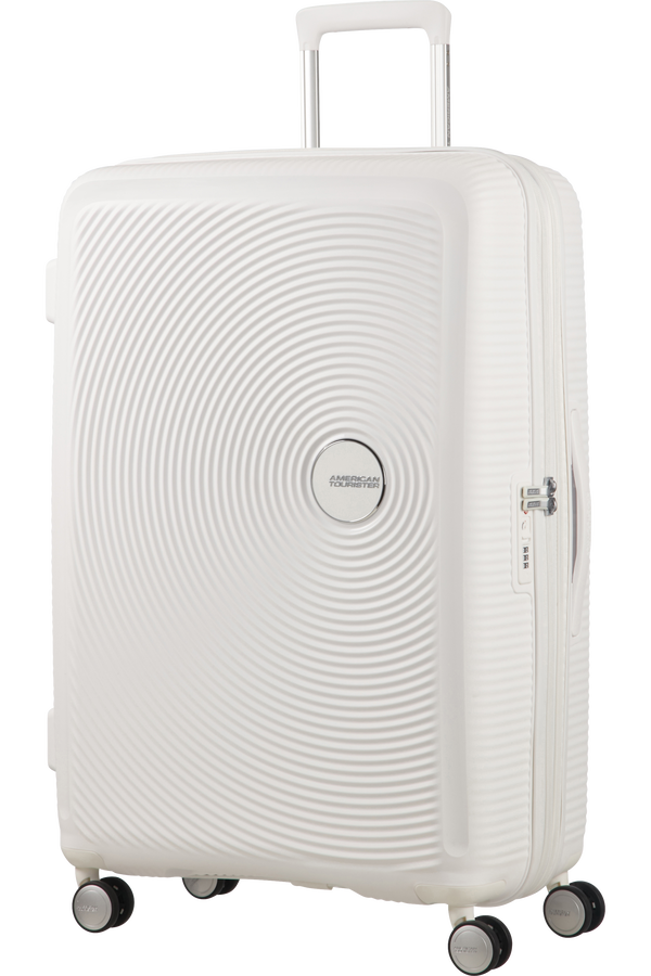 American Tourister Soundbox Spinner expansible 77cm Pure White American Tourister Soundbox Spinner expansible 77cm Pure White