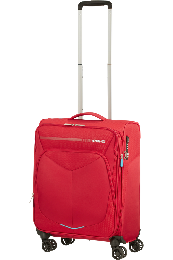American Tourister Summerfunk Spinner Exp TSA 55cm  Rojo