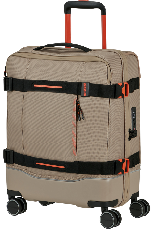 American Tourister Urban Track Spinner S TSA Coated 55cm  Beige/Orange