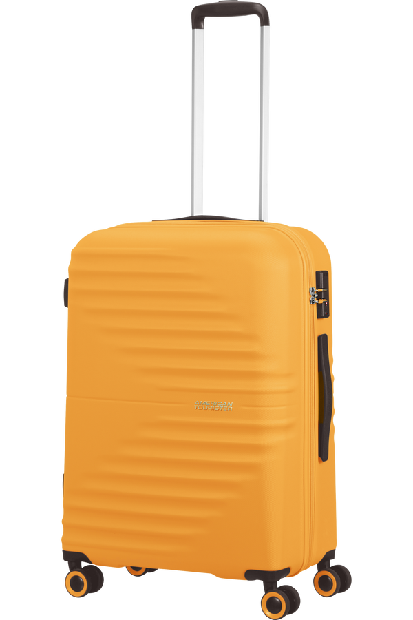 American Tourister Wavetwister Spinner TSA 66cm  Sunset Yellow