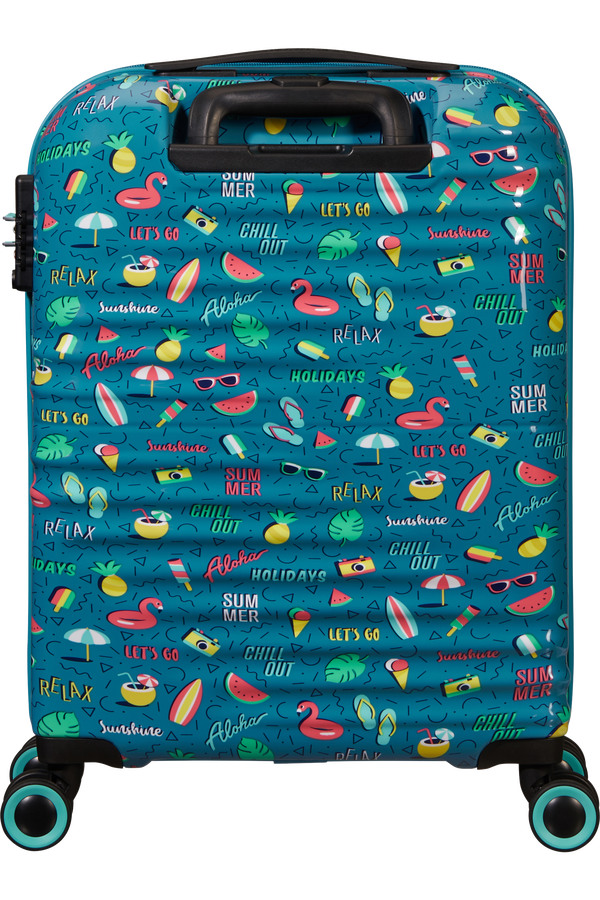American Tourister Wavetwister Spinner TSA Print 55cm  Summer Relax