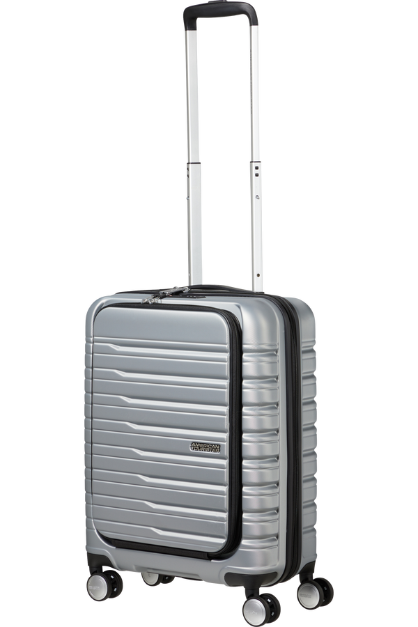 American Tourister Flashline SPIN. 55/20 FRONTLOADER  Sky Silver American Tourister Flashline SPIN. 55/20 FRONTLOADER  Sky Silver