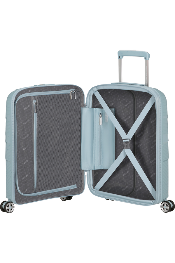 American Tourister StarVibe Spinner Expandable TSA LTD 55cm  Azzurro Speckles American Tourister StarVibe Spinner Expandable TSA LTD 55cm  Azzurro Speckles