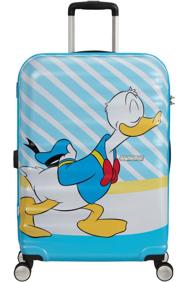American Tourister Wavebreaker Disney Spinner 67cm  Donald Blue Kiss