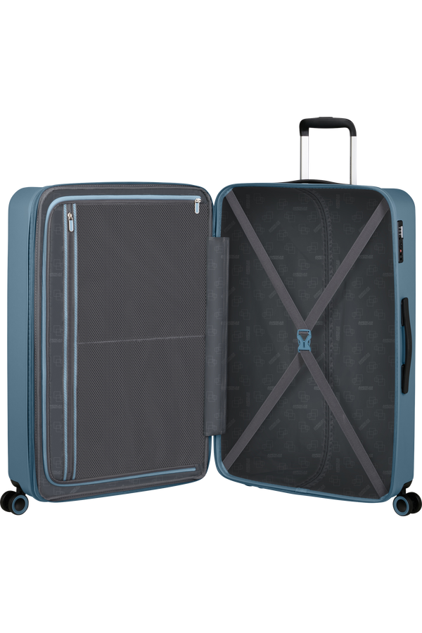American Tourister Dynabelt Spinner EXP TSA 77cm  Rainstorm Blue
