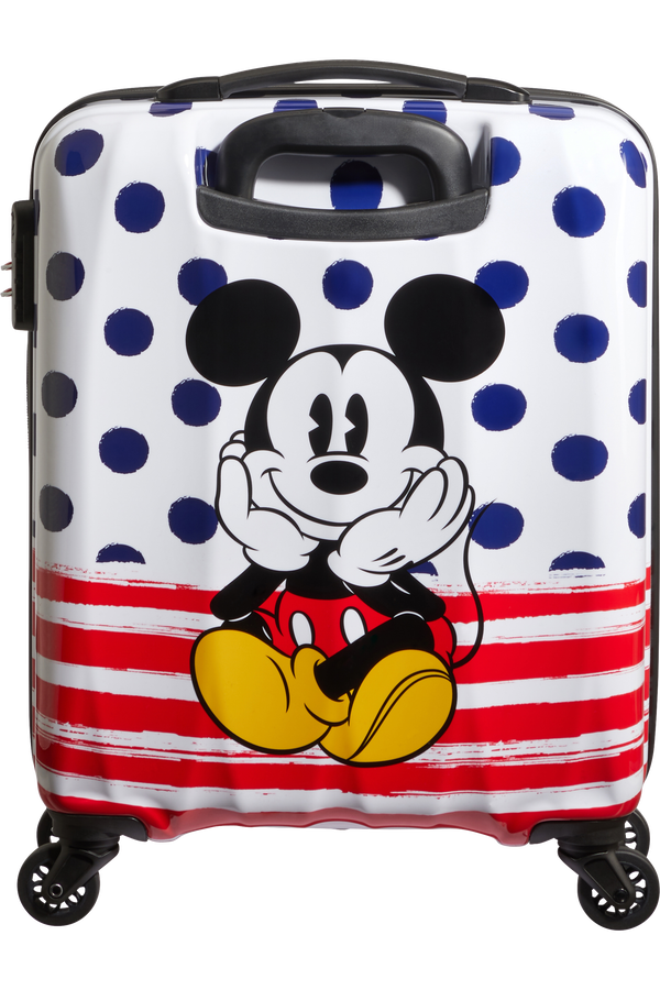 American Tourister Disney Legends Spinner 55cm  Mickey Blue Dots