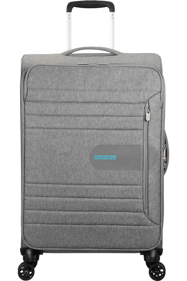 American Tourister Sonicsurfer Spinner Expansible 68cm Metal Grey