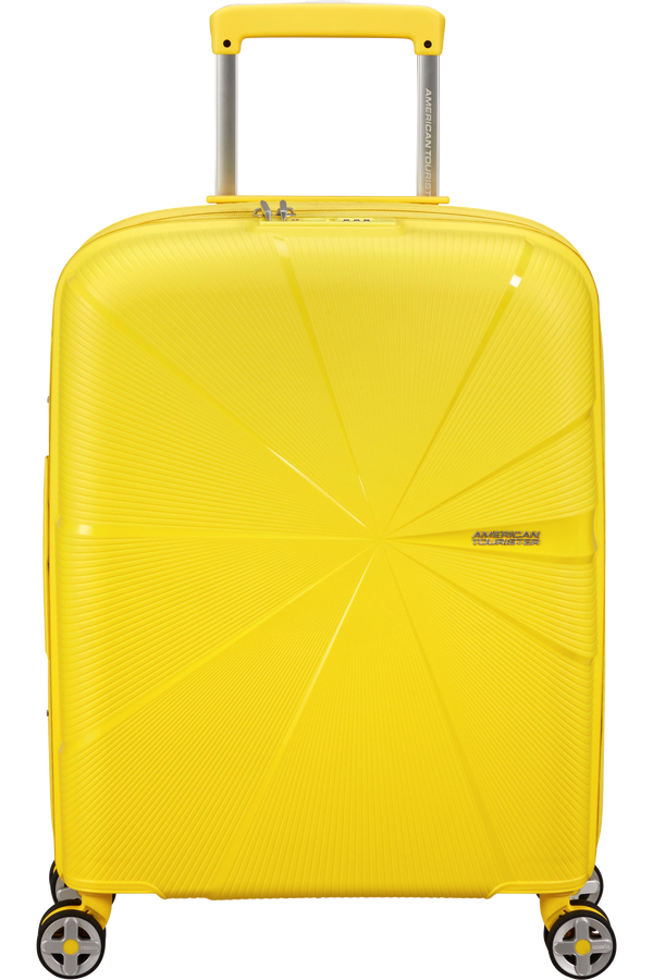 American Tourister Starvibe Spinner Expandable TSA 55cm Electric Lemon