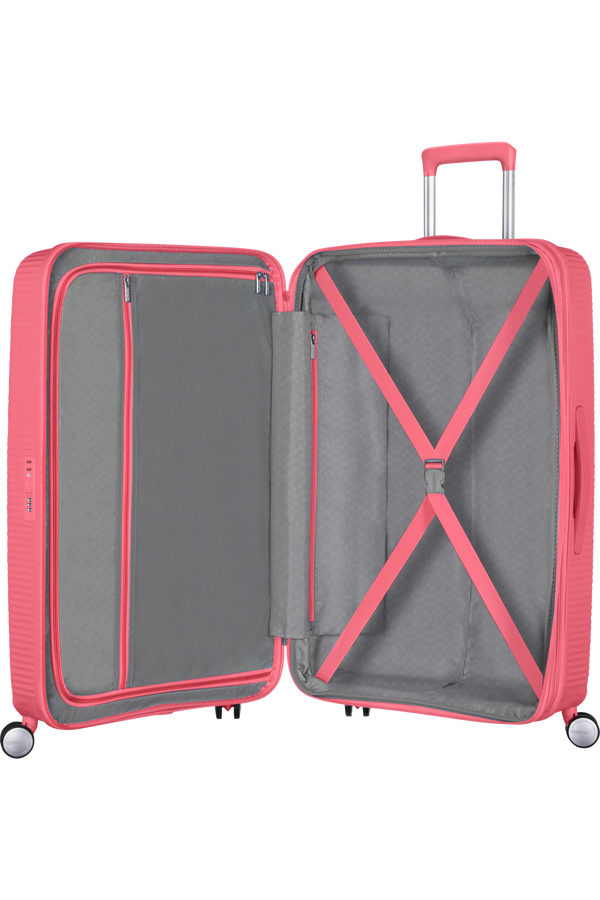 American Tourister Soundbox Spinner Expandable 67cm  Sun Kissed Coral American Tourister Soundbox Spinner Expandable 67cm  Sun Kissed Coral