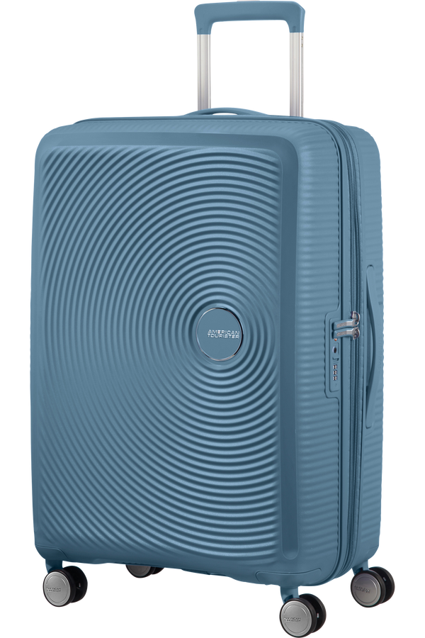 American Tourister Soundbox Spinner Expandable 67cm  Stone Blue American Tourister Soundbox Spinner Expandable 67cm  Stone Blue