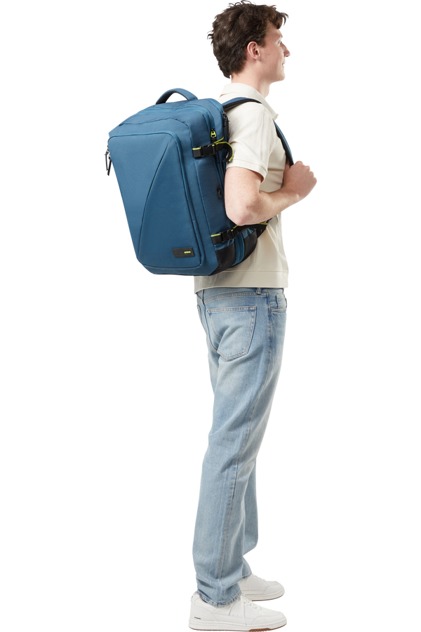 American Tourister Take2cabin Travel Backpack Expandable L  Harbor Blue