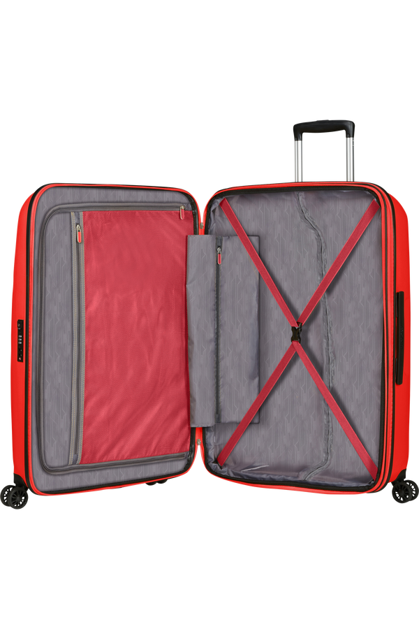 American Tourister Bon Air Dlx Spinner TSA Expandable 75cm  Magma Red American Tourister Bon Air Dlx Spinner TSA Expandable 75cm  Magma Red