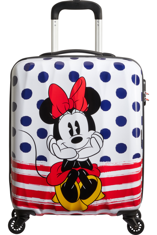 American Tourister Disney Legends Spinner 55cm  Minnie Blue Dots