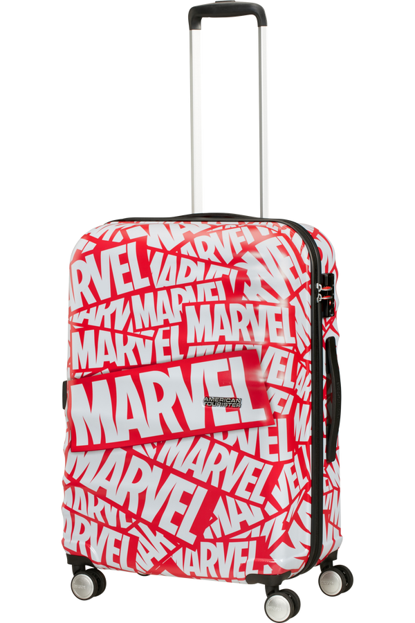 American Tourister Wavebreaker Disney Spinner Marvel 67cm  Marvel Logo