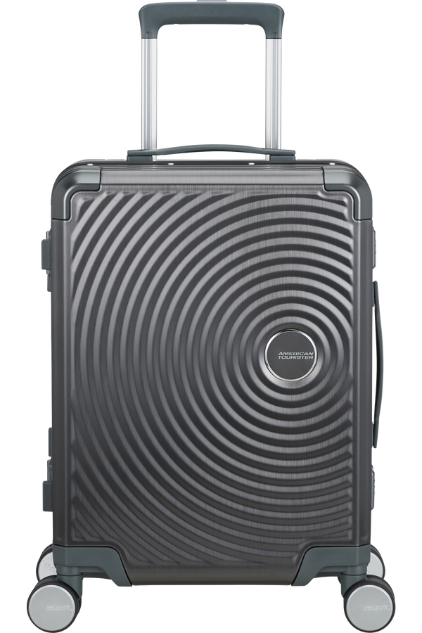 American Tourister Soundbox Alu Spinner TSA 55cm  Brushed Anthracite