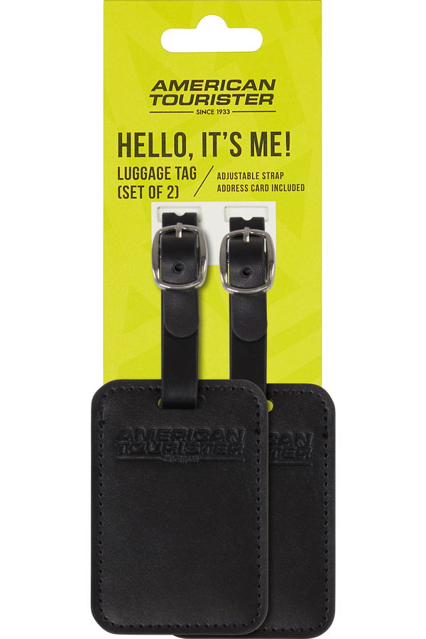 American Tourister American Tourist. Ta Luggage Tag X2  Negro