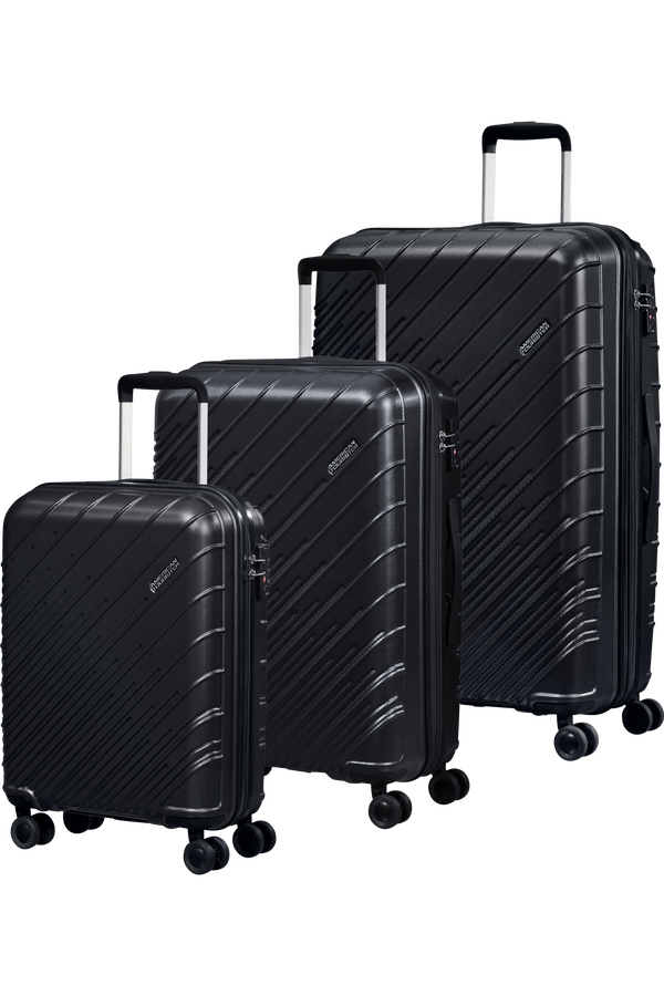 American Tourister Speedstar 3 PC SET A  Negro