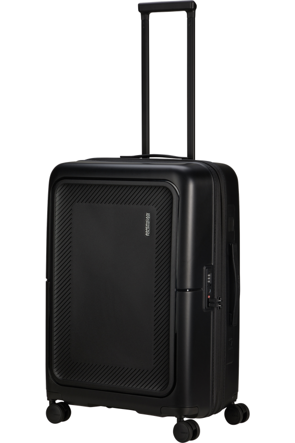 American Tourister DashPop Spinner Expandable TSA 67cm True Black American Tourister DashPop Spinner Expandable TSA 67cm True Black