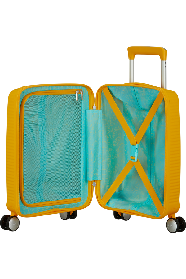 American Tourister Soundbox Mini Spinner 47cm  Golden Yellow
